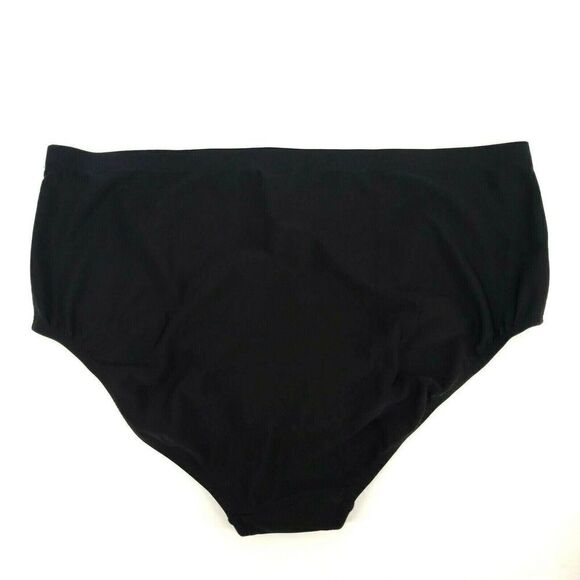 Swimsuits For All Swimsuit Bottom Solid Black - Picture 2 of 11